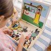 Melissa & Doug Wooden Magnetic Matching Picture Game With 119 Magnets and Scene Cards - 2 of 4