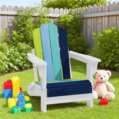 Hyleory Kids' Outdoor Adirondack Chair - Durable HDPE Kids' Patio Chair