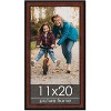 PosterPalooza | Decor Brown Picture Frame - UV Acrylic, Foam Board Backing, Hanging Hardware - 2 of 4
