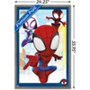 Trends International Marvel Spidey and His Amazing Friends - Group Framed Wall Poster Prints - 3 of 4