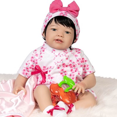 Paradise Galleries Realistic Toddler Doll - Hanami, 21 inch in SoftTouch Vinyl, 7-Piece Reborn Doll Gift Set