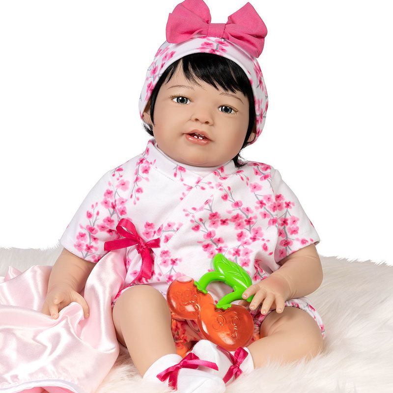 Paradise Galleries Realistic Toddler Doll - Hanami, 21 inch in SoftTouch Vinyl, 7-Piece Reborn Doll Gift Set, 1 of 7