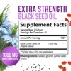 Black Seed Oil Capsules 1000mg, Skin Health & Immune 100% Blackseed Oil, Amazing Extraction Cold Pressed & Pure, 120 Softgels By Nature's Strength - 2 of 4