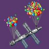 Men's Design By Humans The Magic of satellites By Raxarts T-Shirt - 2 of 3