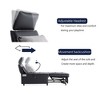 3 in 1 Accent Sofa Chair, Convertible Chaise Lounge Sleeper Chair Sofa   Bed with 2 USB Ports, Bluetooth Speaker 4B -ModernLuxe - 4 of 4