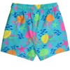 RuggedButts Boys UPF50+ Sun Protected Neon Stretch Swim Trunks - Neon Jelly Time, 6 - 2 of 4
