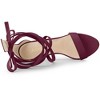 Allegra K Women's Open Toe Strappy Lace Up Stiletto High Heel Sandals - 4 of 4