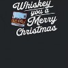 Famous In Real Life Men's Whiskey You A Merry Christmas Short Sleeve Graphic Cotton T-Shirt - 2 of 3