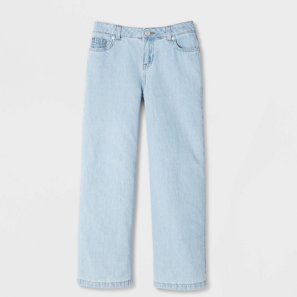 Jeans de tiro medio de pierna ancha para niñas - Cat & Jack™ 2