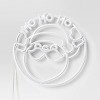 LED Animated Neon Santa Hangable Sign White/Red/Green - Wondershop™ - 3 of 4