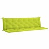vidaXL Garden Bench Cushion Bright Green 78.7"x(19.7"+19.7")x2.8" Oxford Fabric - 2 of 4