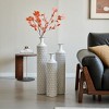 Hrinhom 3-Piece Floor Metal Vases,Gorgeous Home Decoration Glazed Vases(24"/28.7"/33.5") - 4 of 4