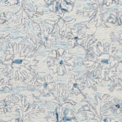 light blue/ivory