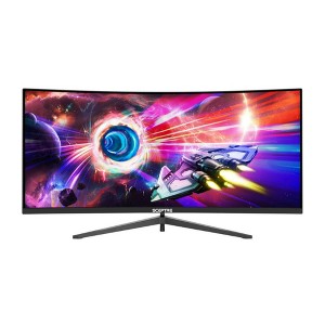 Sceptre C345B QUT168 34 Inch Ultrawide Curved QHD 165Hz Black Gaming Monitor - 1 of 4