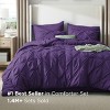 Bedsure Comforter Set – Solid Diamond Pintuck Design Bedding, Elegant and Soft Bed in a Bag for All Seasons - 2 of 4