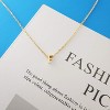 Initial Necklace: 18K Gold Plated Personalized Tiny Letter Name Pendant for Women - 3 of 4