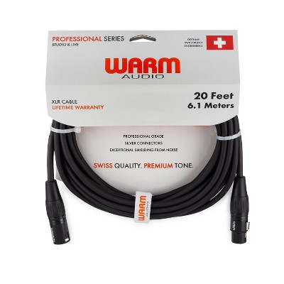 Warm Audio Pro Series XLR Female to XLR Male Microphone Cable - 20-foot