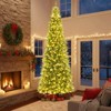Tangkula 12 FT Tall Prelit Hinged Artificial Christmas Tree Quick Power Connector - 2 of 4