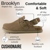 CUSHIONAIRE Brooklyn Women's Suede Clogs - Adjustable Slingback Clog Sandal with Buckle, Memory Foam, Wide Widths - 4 of 4
