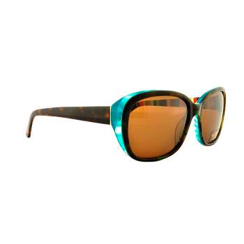 Kate Spade  X71P Womens Rectangle Polarized Sunglasses Olive 54mm