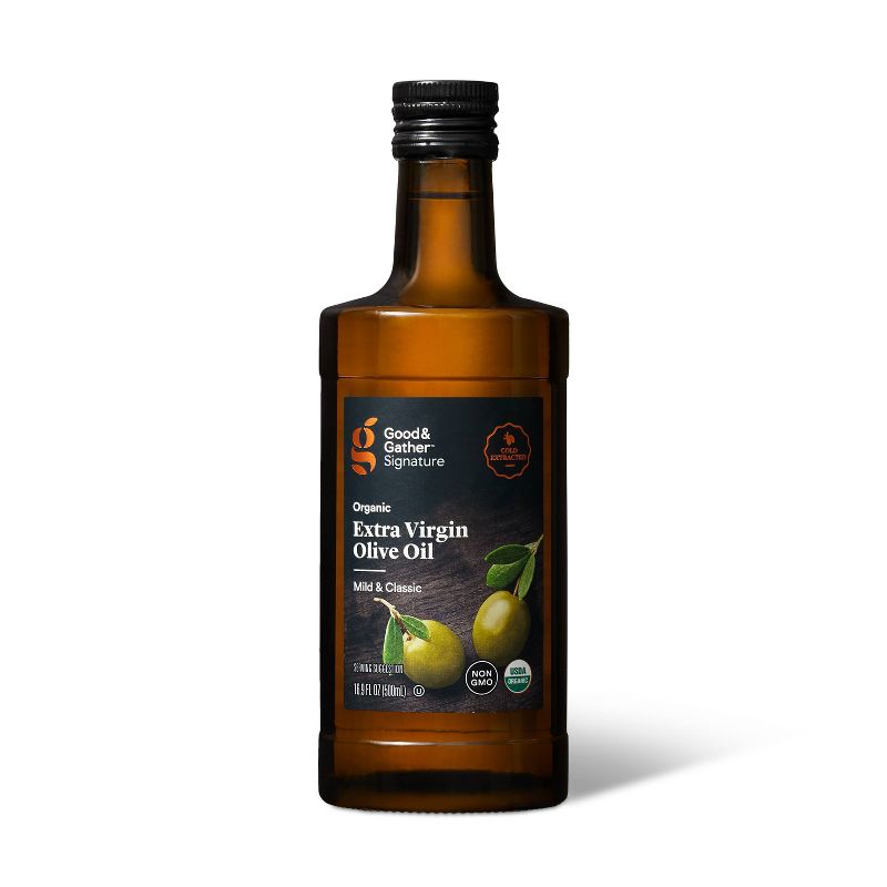 Organic Extra Virgin Olive Oil - 16.9 fl oz - Good &#38; Gather&#8482;, 1 of 7