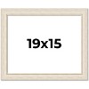 PosterPalooza | Weathered White Picture Frame - UV Acrylic, Backing Board, Hanging Hardware Included - 2 of 4