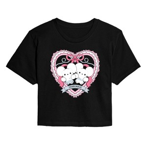 Women's - Pokémon - Tandemaus Coquette Cropped Graphic T-Shirt - 1 of 4
