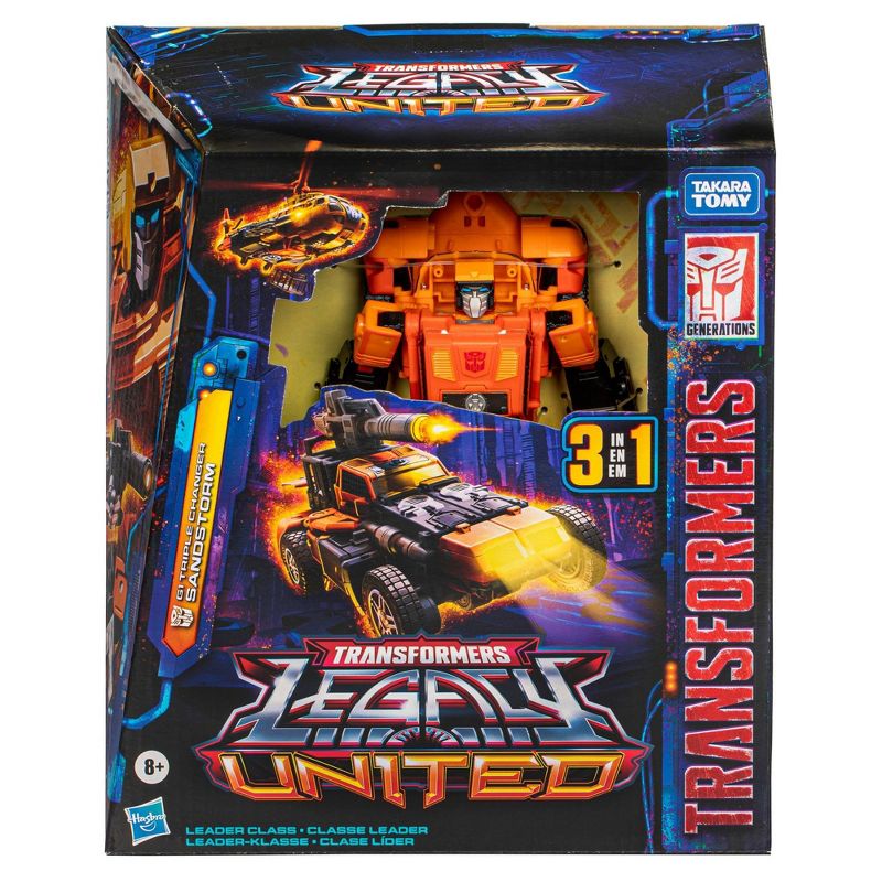 Transformers Legacy United G1 Triple Changer Sandstorm Action Figure, 2 of 14