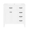 KIGFTSOD 36" Bathroom Vanity with Sink Combo, Green Bathroom Cabinet with Drawers - 4 of 4