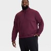 Men's Sleek Spacer Half Zip Sweatshirt - All In Motion™ - 3 of 3