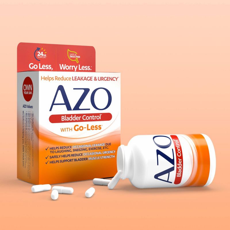 AZO Bladder Control with Go-Less, Helps Reduce Occasional Urgency - 54ct, 3 of 9
