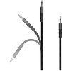 OtterBox Rugged Auxiliary Cable w/3.5mm Connectors 1M/3ft - Black (New) - 3 of 3