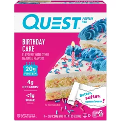 Quest Nutrition Nutrition Protein Bar - Birthday Cake - 4ct