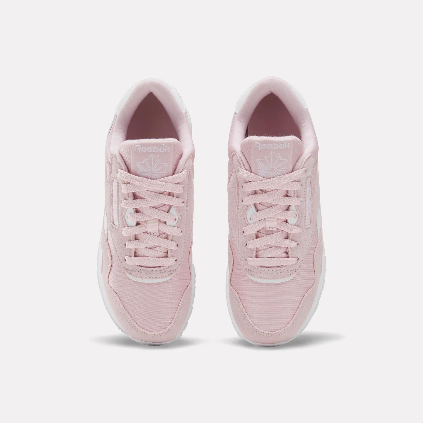 Женские кроссовки Reebok Classic Nylon Shoes Size 10 Elemental Pink/Elemental Pink/White, цвет: Розовый — фото 2