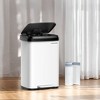 13-Gallon Stainless Steel Kitchen Trash Can with Stay-Open Lid, Step-on Pedal, Soft Closure - Tall, Large, Space-Saving Design - 2 of 3