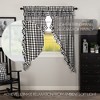 Annie Buffalo Black Check Ruffled Prairie Short Panel Set of 2 63x36x18 VHC Brands - 2 of 4