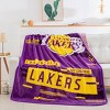 NBA Los Angeles Lakers Digitized 60 x 80 Raschel Throw Blanket - 2 of 4