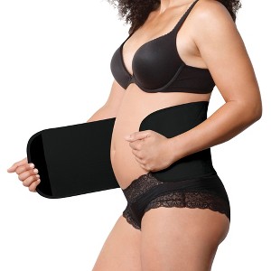 Post-Pregnancy Belly Wrap - Belly Bandit Basics by Belly Bandit Black S, Women