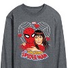 Men's - Marvel - Spider-man Mary Jane Heart Long Sleeve Graphic T-Shirt - 2 of 4