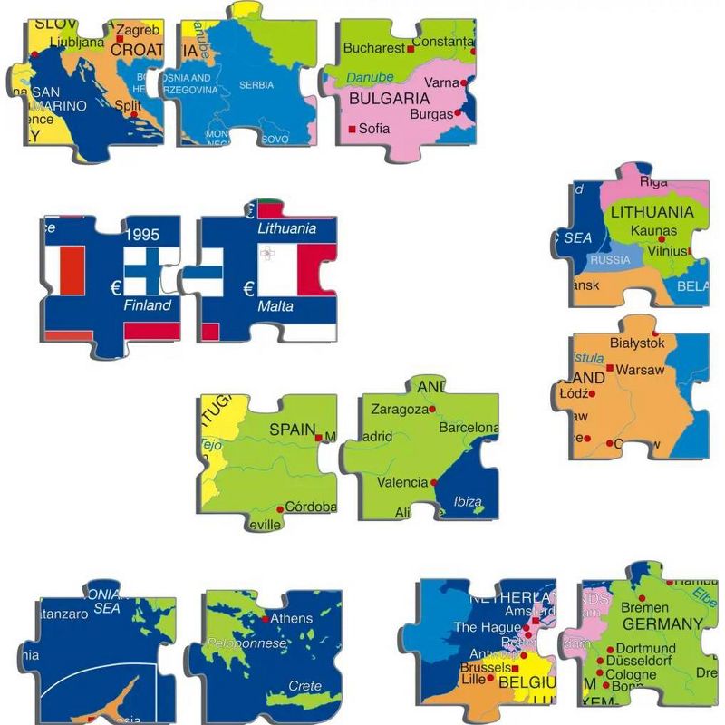 Larsen European Union Kids&#39; Jigsaw Puzzle - 70pc, 4 of 6