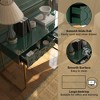 CLIHOME 42-in Modern/Contemporary Console Table, Writing Desk with 2 Drawers - 4 of 4