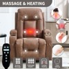 KTMBDW Single Motor Electric Power Lift Recliner Chair Sofa for Elderly, Infinite Position, Cup Holders and USB Ports - 2 of 4