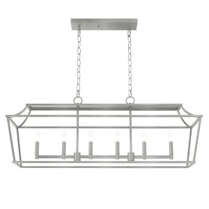 Hunter Fans 12.25" Laurel Ridge 6-Light Ceiling Light Brushed Nickel Finish - 1 of 1