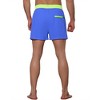 Lars Amadeus Men's Summer Drawstring Waist Solid Color Swim Shorts - 3 of 4