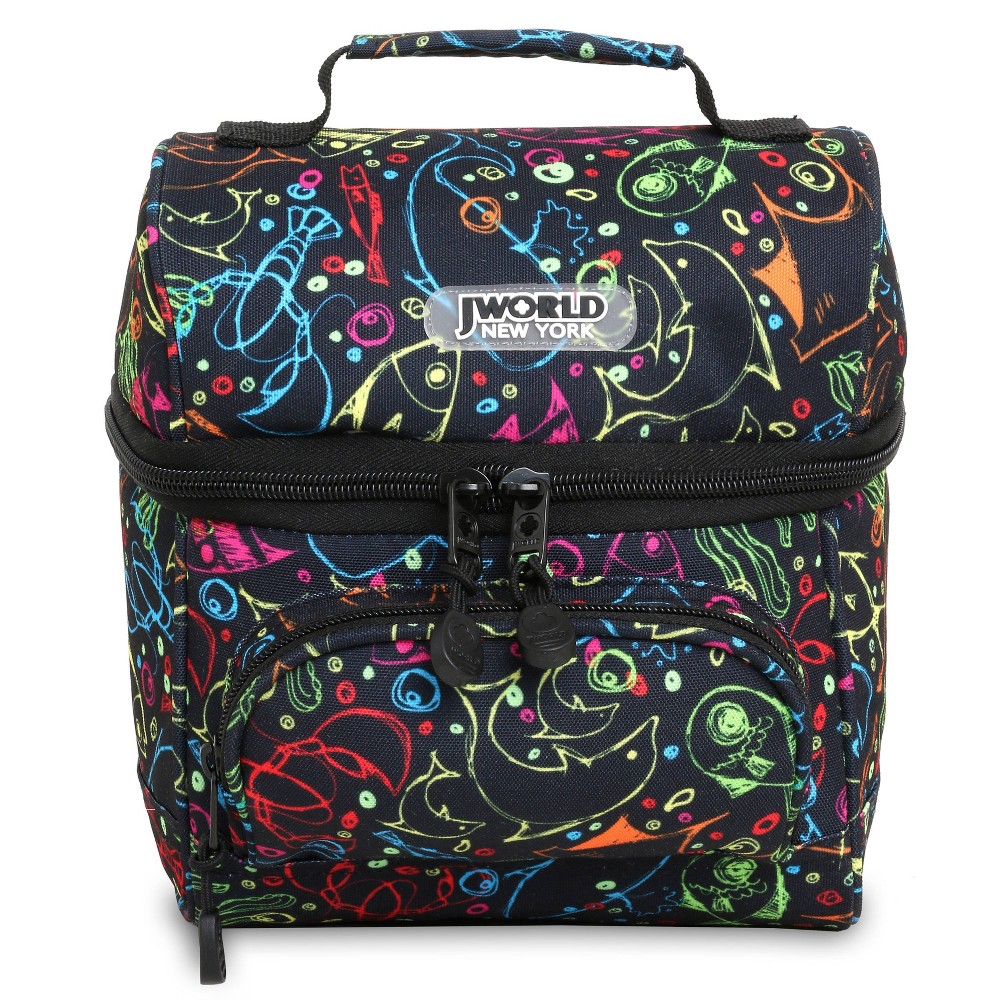 Photos - Food Container J World Corey Insulated Lunch Bag - Doodle