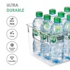 LunaLulinlk 4 Pack Clear Plastic Storage Bins with Handles, Pantry Organizer Bins, for Refrigerator, Freezer, Cabinet, Kitchen, Countertops, Large - 2 of 4