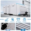 Unique Bargains 210D Oxford Waterproof Windproof Travel RV Trailer Cover With Storage Bag - 3 of 4