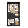 Besiost 40'' Freestanding Closet System with 10 Shelves, Closet Organizer - 4 of 4