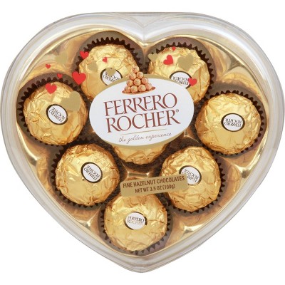 Ferrero Rocher Valentine's Chocolates Heart - 3.5oz/8ct