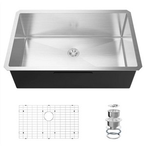 winado 30 x 19 in. Undermount Stainless Steel Sink Kitchen with Protector - 1 of 4